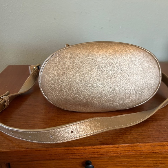 Spartina 449 Bright Floral Print Linen Body Leather Trim Women's Purse - Picture 8 of 16